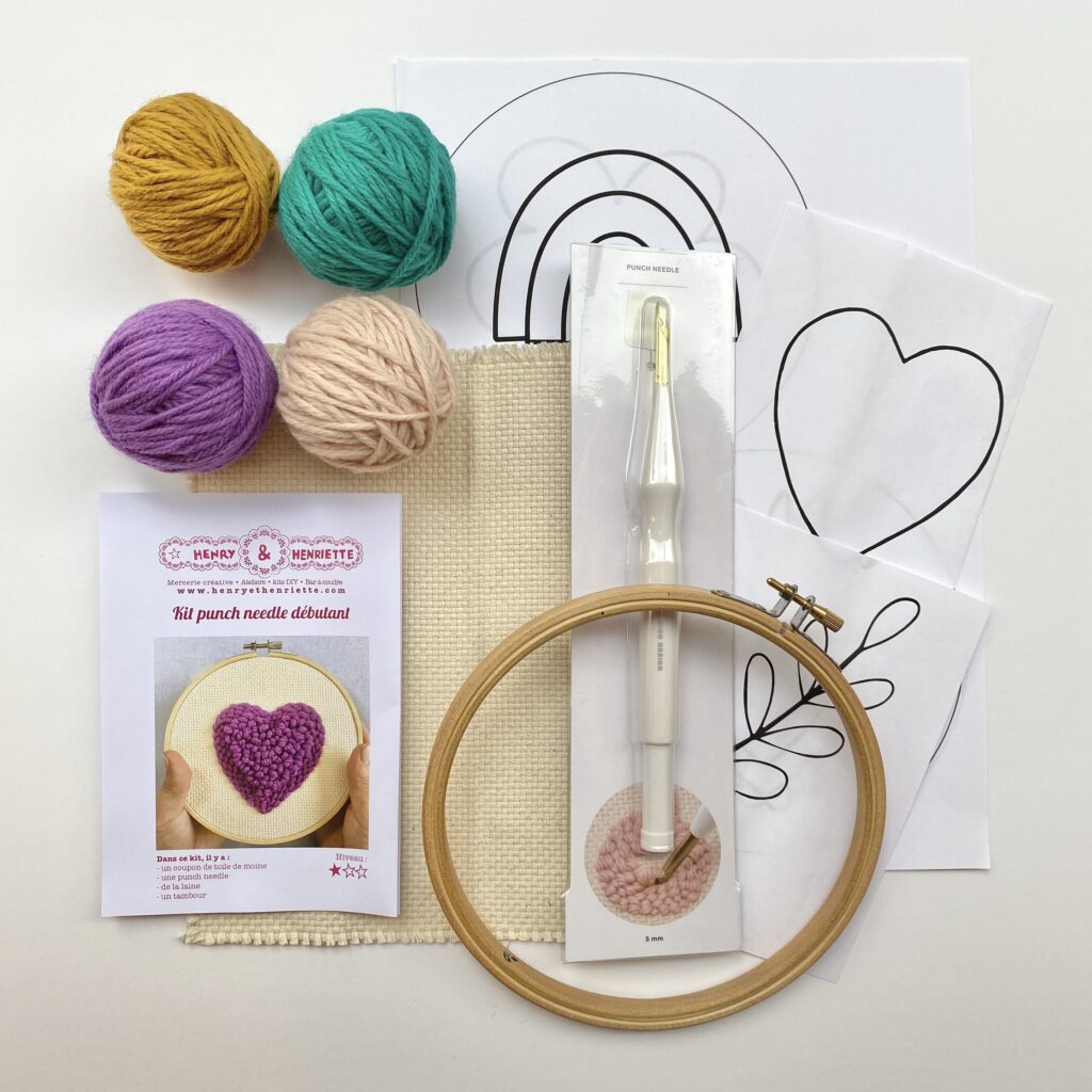 Kit Punch Needle Complet – Créez, Brodez, Détendez-vous !