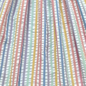 Tissu rayé seersucker dégradé