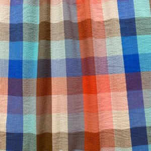 Tissu maxi vichy seershucker multico