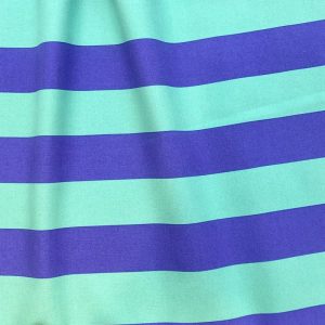 Tissu Canvas Coton Bleu Mint