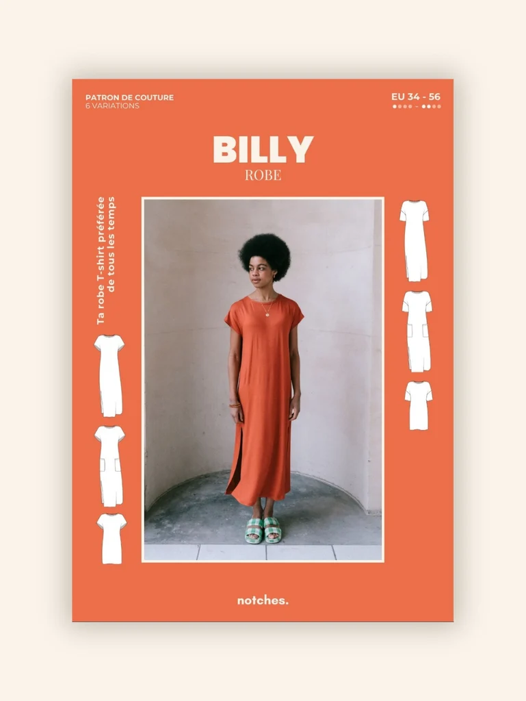 Patron robe BILLY - Notches