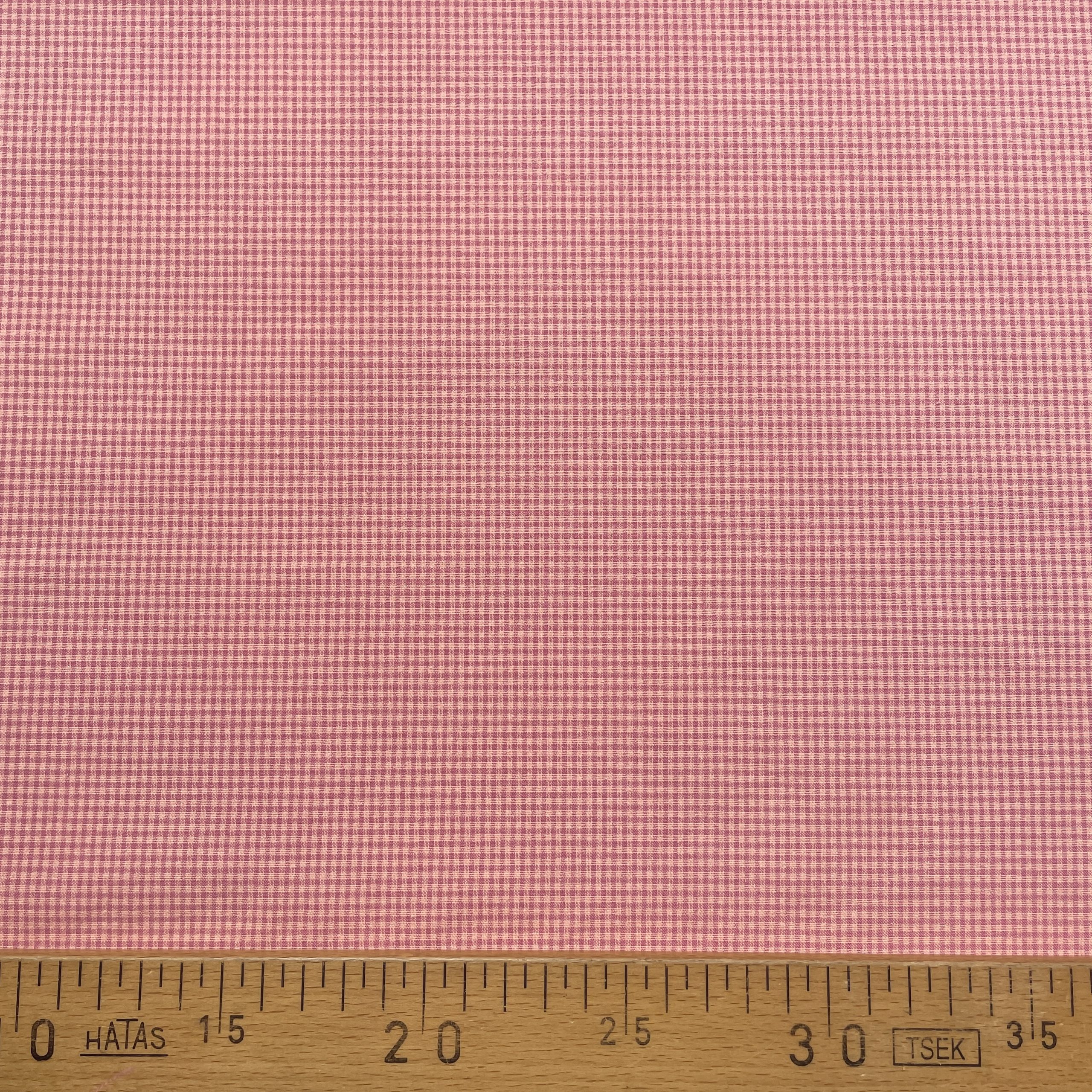 Tissu vichy Orchidée mini