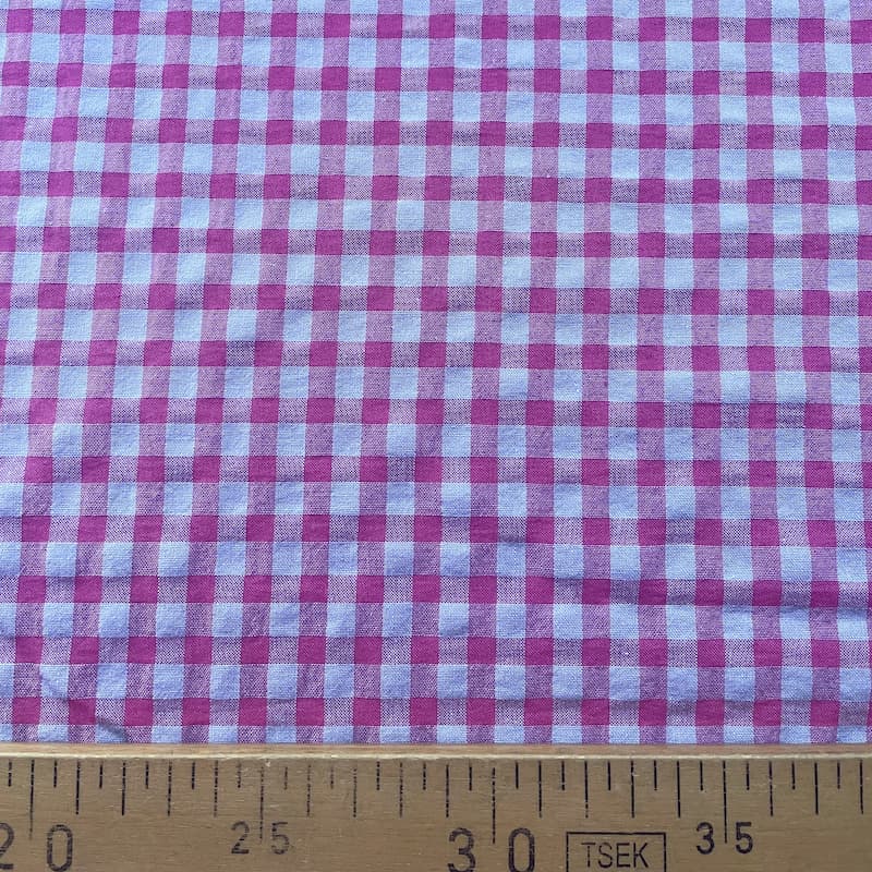 Tissu vichy Lavande Tissu vichy Lavande