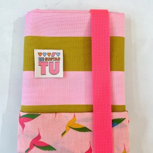 kit cabas à message canvas rose me gustas tu