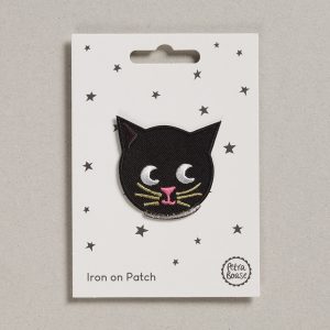 Ecusson thermocollant Chat noir