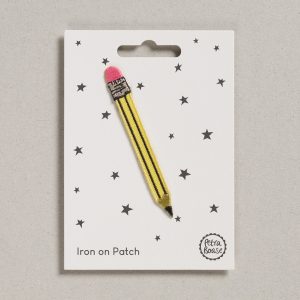 Ecusson thermocollant Crayon