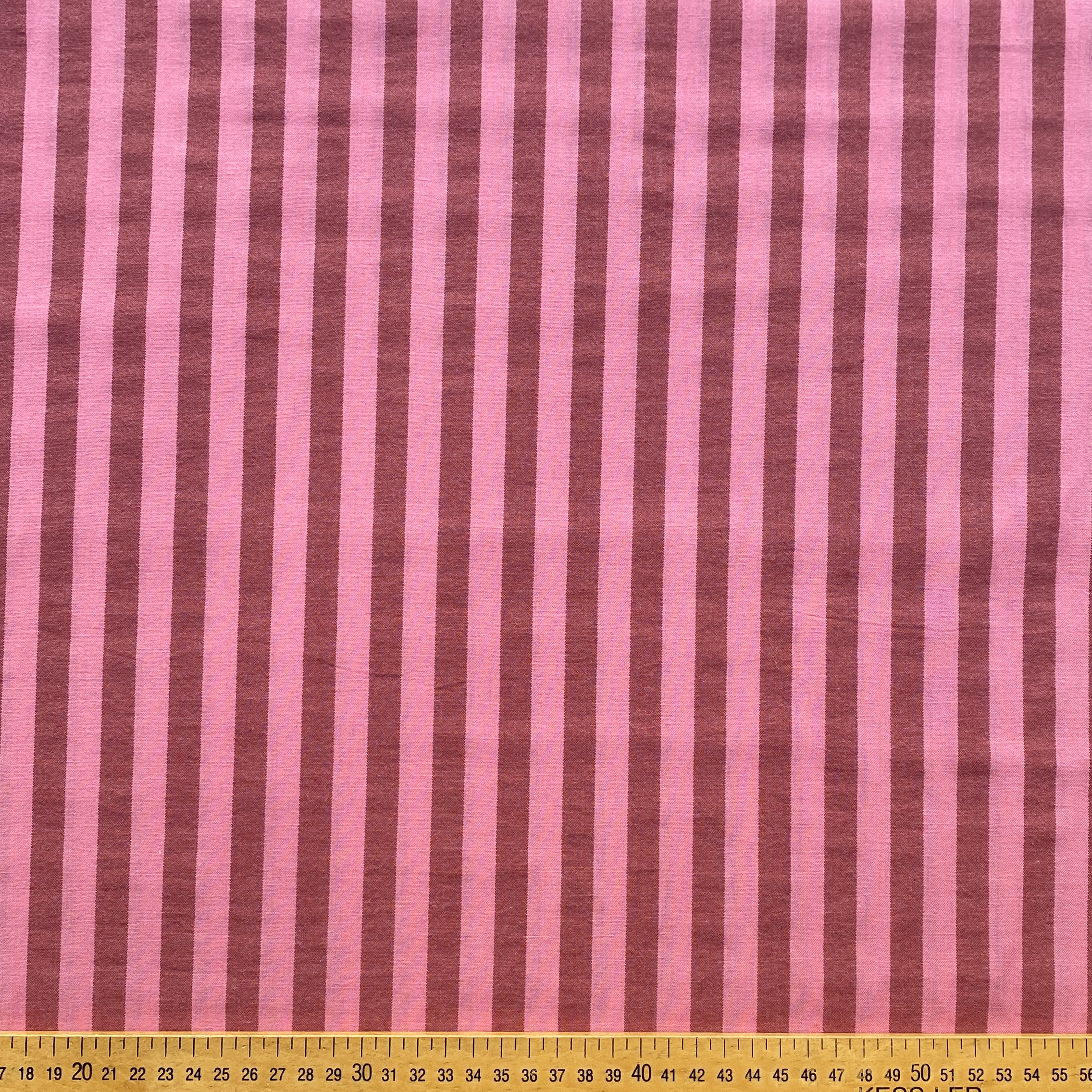 Tissu vichy fils teints pink/mauve Tissu vichy fils teints pink/mauve